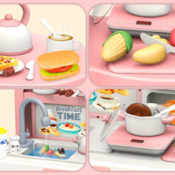 Bucatarie cu sunete, lumini si 44 accesorii, 98 cm, 3 ani+ 01