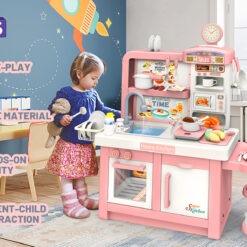 Bucatarie cu sunete, lumini si 44 accesorii, 98 cm, 3 ani+ 01