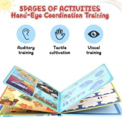 Carte cu stickere reutilizabile, Busy Book, Calatorie in jurul Lumii, 3ani+ 06