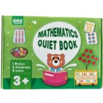 Carte cu stickere reutilizabile, Busy Book, Matematica, 3ani+