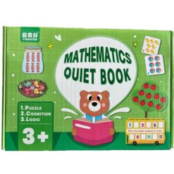 Carte cu stickere reutilizabile, Busy Book, Matematica, 3ani+ 01