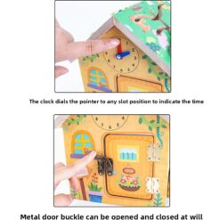 Casuta educationala, 8 in 1 activitati de tip Montessori, 3 ani+ 01