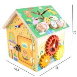 Casuta educationala, 8 in 1 activitati de tip Montessori, 3 ani+ 01