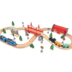 Circuit cu trenulet magnetic, 52 piese, 3 ani 01