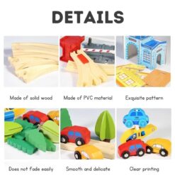 Circuit cu trenulet magnetic,108 piese, 3 ani+ 01