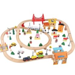 Circuit cu trenulet magnetic,108 piese, 3 ani+ 01