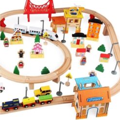 Circuit cu trenulet magnetic,108 piese, 3 ani+ 01