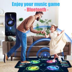 Covoras muzical interactiv pentru dans, cu conexiune bluetooth, muzica si lumini LED, 3 ani+ 01