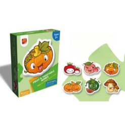Set 6 puzzle-uri bebelusi din 2 sau 3 piese - Fructe si legume