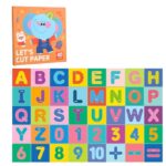 Joc 40 carduri educative pentru asociere si decupaj, Litere, 3 ani