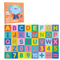 Joc 40 carduri educative pentru asociere si decupaj, Litere, 3 ani 01