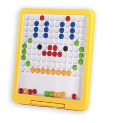 Joc creativ Mozaic Pixel Magnetic cu 50 butoni colorati, 3 ani+