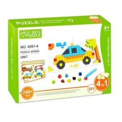 Joc creativ Mozaic Pixel cu 248 piese, Vehicule, 3 ani+ 05
