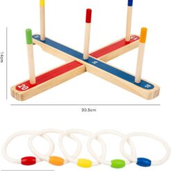 Joc de aruncat la tinta cu 5 inele, 4 ani+ 1