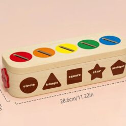 Joc de asociere si sortare forme geometrice si culori, 3 ani