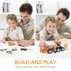 Joc de constructie cu 272 piese, tip LEGO, Masina, 6 ani+ 01