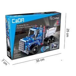 Joc de constructie cu 301 piese, tip LEGO, Camion, 6 ani+