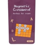 Joc de societate magnetic Rebus/Cuvinte incrucisate, varinta pentru calatorie, 4 ani+