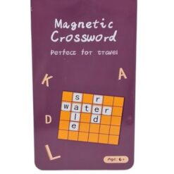 Joc de societate magnetic Rebus/Cuvinte incrucisate, varinta pentru calatorie, 4 ani+