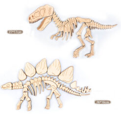 Joc de tip Montessori, Joc arheologie si puzzle din lemn ,3 ani+ 01