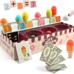 Joc de tip Montessori din lemn, Asociere si Matematica, 3 ani