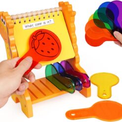 Joc de tip Montessori, pentru studierea culorilor și a combinațiilor de culori,3 ani+ 11