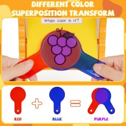 Joc de tip Montessori, pentru studierea culorilor și a combinațiilor de culori,3 ani+ 11