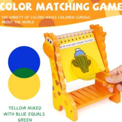Joc de tip Montessori, pentru studierea culorilor și a combinațiilor de culori,3 ani+ 11