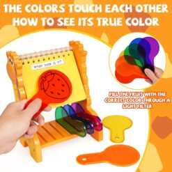 Joc de tip Montessori, pentru studierea culorilor și a combinațiilor de culori,3 ani+ 11