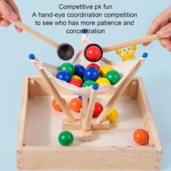 Joc detip Montessori, 2 in 1, asociere si dexteritate, 3 ani 01