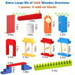 Joc educatiV, Domino cu1200 Piese, 3 ani+ 01