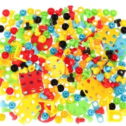 Joc educativ, Mozaic dino cu geanta si bormasina 285 piese, 3 ani+ 01