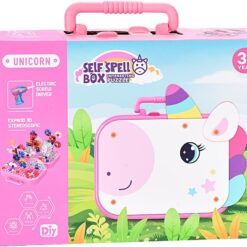 Joc educativ, Mozaic unicorn cu geanta si bormasina 285 piese, 3 ani+ 01