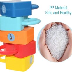 Joc educativ cu lacăte și chei pentru învățarea cifrelor, 20 piese, 3 ani 01