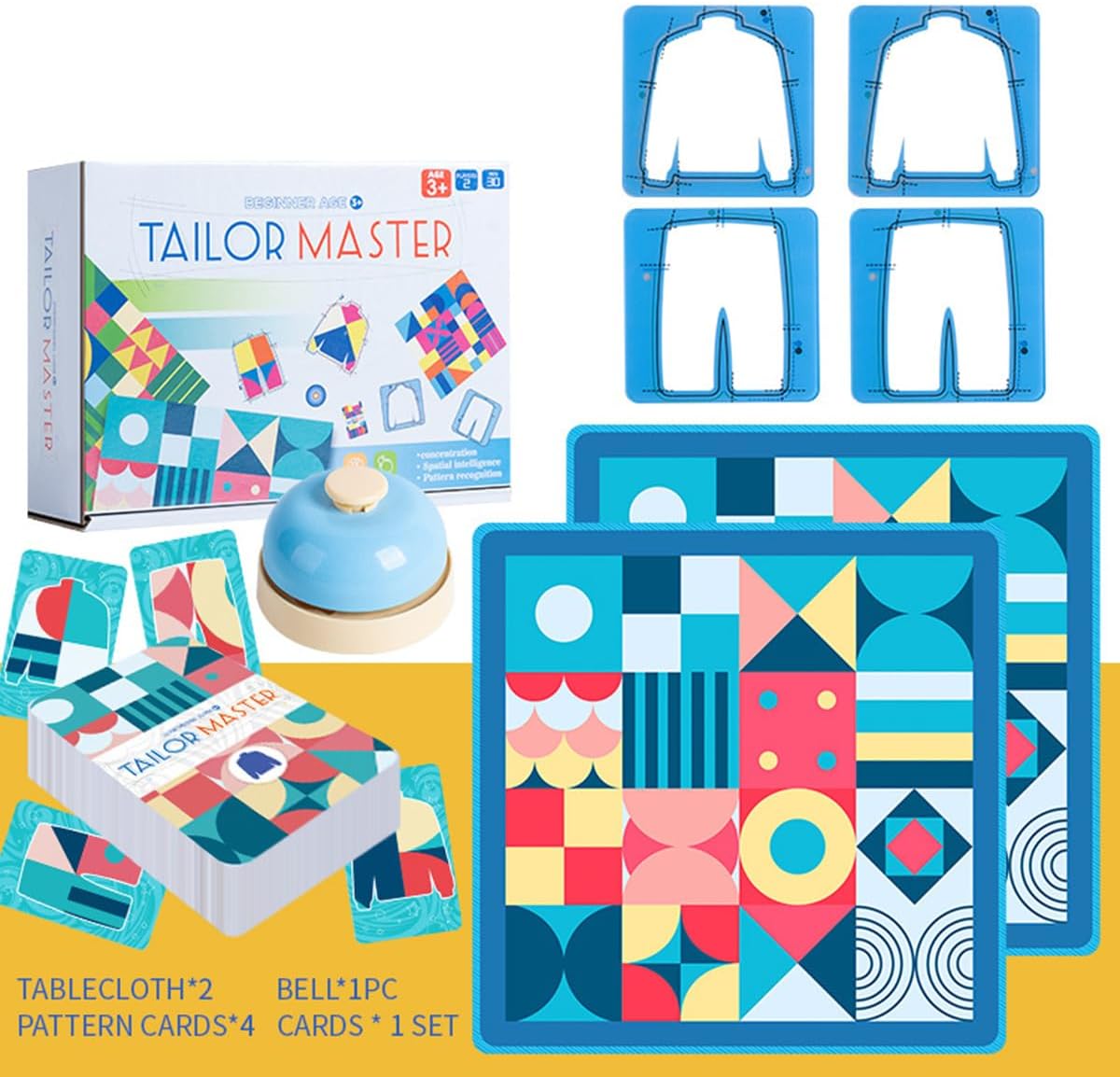 Joc educativ de atentie si concentrare, Micul croitor, 3 ani+