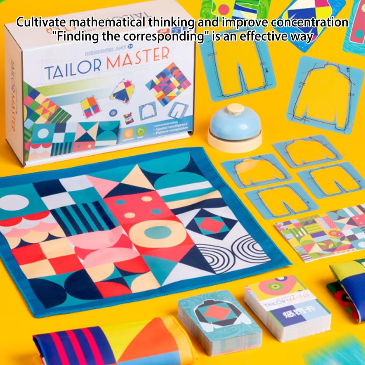 Joc educativ de atentie si concentrare, Micul croitor, 3 ani+