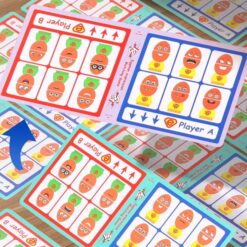 Joc educativ – Ouă cu emoții, potrivire și expresii faciale