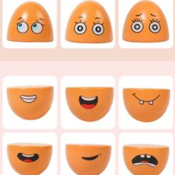 Joc educativ – Ouă cu emoții, potrivire și expresii faciale