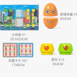 Joc educativ – Ouă cu emoții, potrivire și expresii faciale