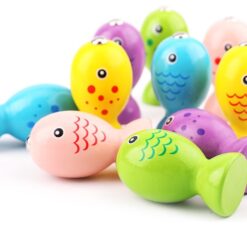 Joc magnetic de pescuit, din lemn, Ursulet 01