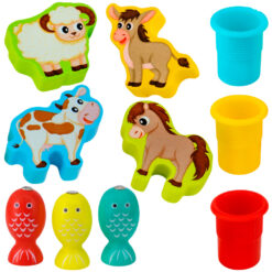 Joc multifunctional, jucarie de tras, sortator de forme, joc magnetic, 18 LUNI+ 01