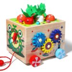 Joc multifunctional, sortator de forme, joc magnetic, 18 LUNI+