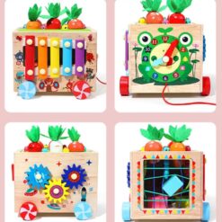 Joc multifunctional, sortator de forme, joc magnetic, 18 LUNI+ 01