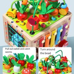 Joc multifunctional, sortator de forme, joc magnetic, 18 LUNI+ 01