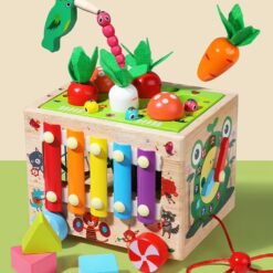 Joc multifunctional, sortator de forme, joc magnetic, 18 LUNI+ 01