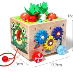 Joc multifunctional, sortator de forme, joc magnetic, 18 LUNI+ 01