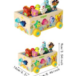 Joc multifunctional, sortator de forme, joc magnetic, 3 ANI 01