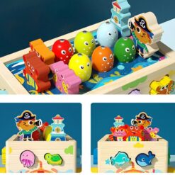 Joc multifunctional, sortator de forme, joc magnetic, 3 ANI 01