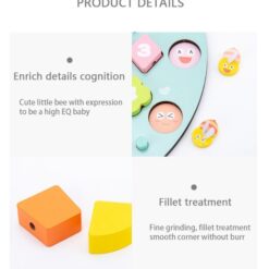 Joc multifuntional de tip montessori, Motricitate si ceas, 3 ani01