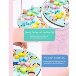 Joc multifuntional de tip montessori, Motricitate si ceas, 3 ani01